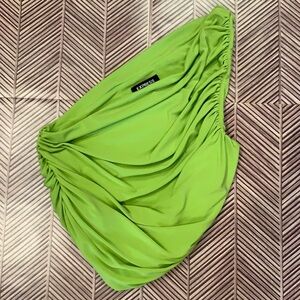 Express Top one shoulder crop top Small